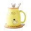 ビッグノーズディア 猫マグ かわいいセラミックコーヒーカップ 380ml