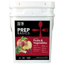 Prep Basics 果物と野菜 バラエティ 非常食 フリーズドライ 4,210 総カロリー 30 年の貯蔵寿命 密封パウチ8個