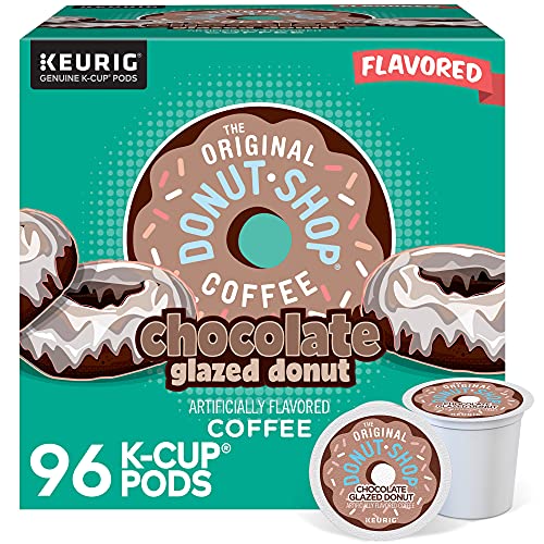 The Original Donut Shop Coffee チョコレート グレーズド ドーナツ コーヒー K-Cup Pods 96 Count
