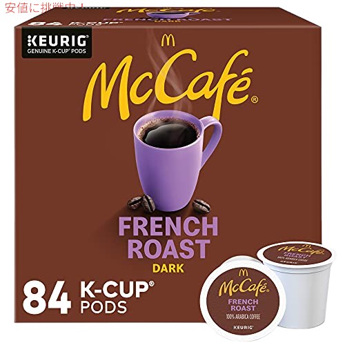 McCafe フレンチ ロースト K-Cup コーヒー ポッド (84 ポッド)