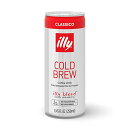 【最大2,000円クーポン8月11日01:59まで】Illy Ready to Drink Coffee CLASSICO コールドブリュー、100%アラビカコーヒー 8.45オンス (12個パック)