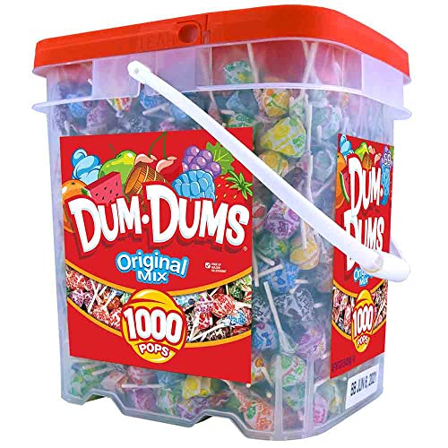 【最大2,000円クーポン6月11日1:59まで】Dum Dums オリジナル ポップス 1,000 カウント バケツ