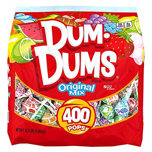 【最大2,000円クーポン5月27日1:59まで】Dum Dums Lollipops 400 カウント バッグ