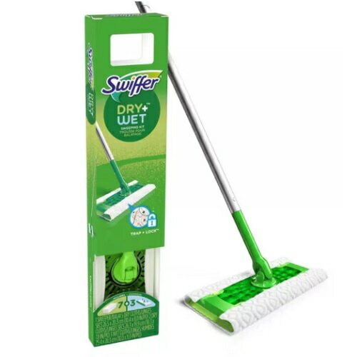 Swiffer Sweeper Floor Mop Starter Kit スウィファー スウィーパー フロア モップ スターターキット (取り換えシート10枚付き）