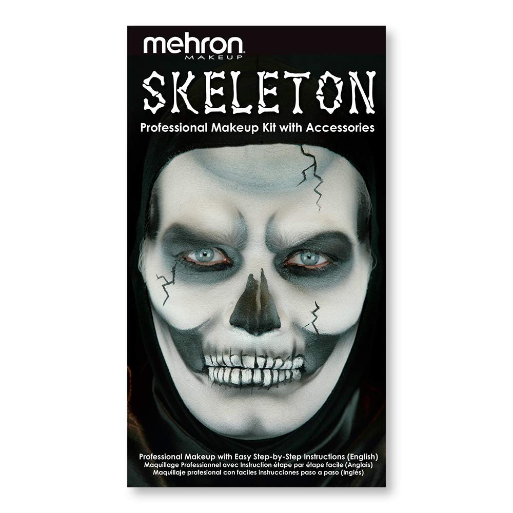 Mehron メイクアップ プレミアム キャラクター キット (スケルトン)