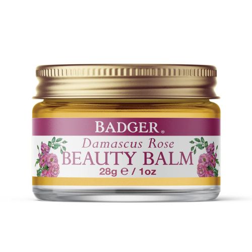 Badger バジャー オーガニックダマスカスローズ 美容クリーム 28g Damascus Rose Beauty Balm - Certified Organic 28 g/1oz