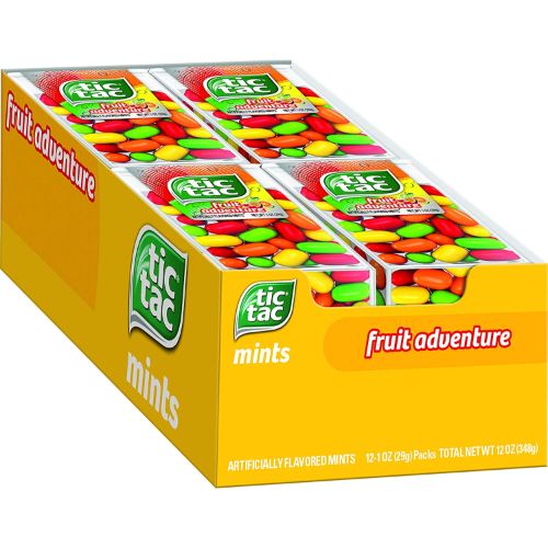 ティックタック フルーツアドベンチャー/ Tic Tac Fruit Adventure 1oz（29g）x12個セット