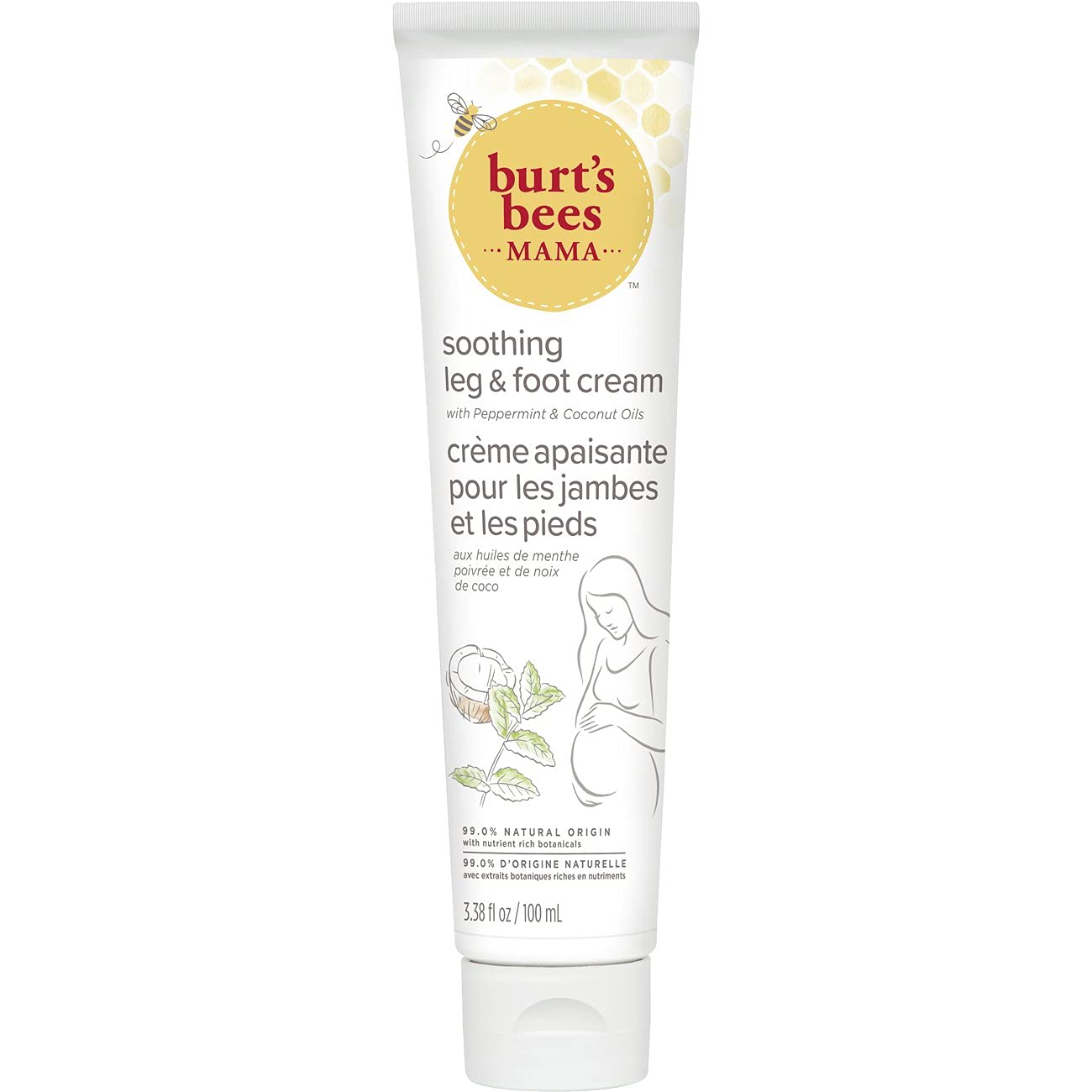 【訳あり・在庫処分】Burt's Bees Mama Bee Leg and Foot Creme - 3.38oz/100ml