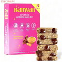 8個入り Belliwelli ベリウェリ プロバイオティク スナックバー ピーナッツバターチョコレート Probiotic Snack Bar Peanut Butter Chocolate 8pk