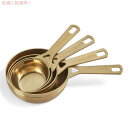【訳あり・在庫処分】Stainless Steel Measuring Cup Set 4ct ステンレススチール 計量カップ 4個セット
