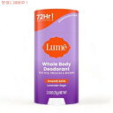 【最大2,000円クーポン11月11日01:59まで】ルーム デオドラントスティック ラベンダーセージ 75g Lume Deodorant Stick Lavender Sage 2.6oz