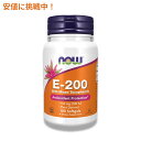 【訳あり・在庫処分】NOW Foods E-200 with Mixed Tocopherois 100 Soft Gels ナウフーズ E-200 混合トコフ...