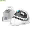 スチームファスト スチームアイロン ポータブル コード不要 キャリングケース付き 白 Steamfast SF-760 Portable Steam Iron, With Carrying Case, White