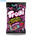 トローリ サワーブライトクローラーズ ベリーベリー グミキャンディー 204g Trolli Sour Brite Crawlers Very Berry Chewable Candy 7.2oz