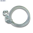 VULCAN 鋼芯ウインチケーブル フック付き 約45メートル Winch Cable Steel Core Swivel Hook 3/8 inch x 1500 Foot, 15100 Pounds Minimum Breaking Strength