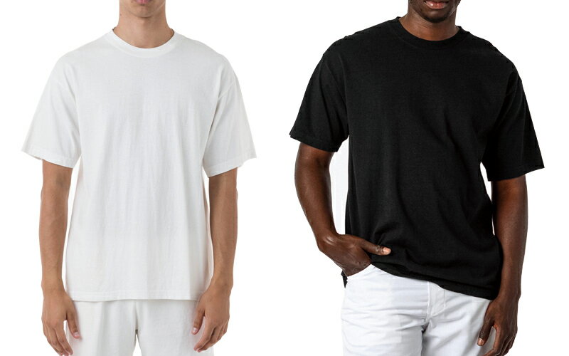 Tシャツ 半袖 メンズ ロサンゼルスアパレル Los Angeles Apparel S/S Garment Dye Crew Neck 6.5oz