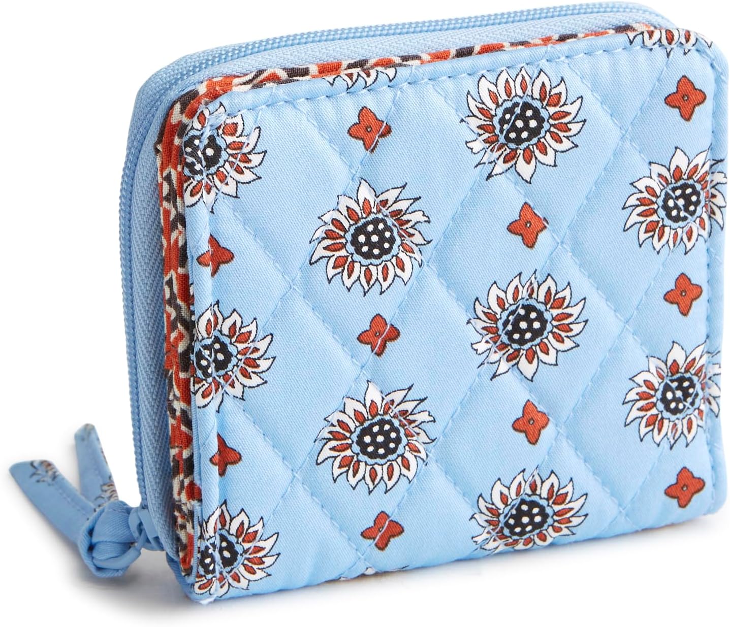 Vera Bradley レディース コットン スモール ジップアラウンド ウォレット、マラケシュ ジオス、フリーサイズ