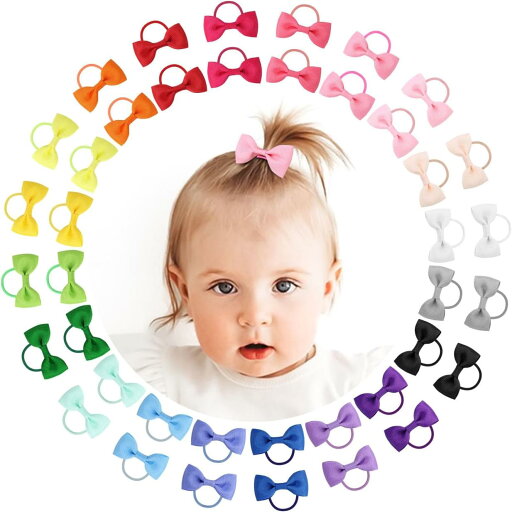 40pcs 2インチの赤ちゃんの髪のネクタイ、オオレアの幼児の髪のネクタイ、弾力性のあるポニーテールホルダー、女の赤ちゃんの幼児の髪のアクセサリーのためのミニ小さな髪のネクタイ(ベビーヘアタイ、A、2インチ) 40pcs 2インチの赤ちゃんの髪のネクタイ、オオレアの幼児の髪のネクタイ、弾力性のあるポニーテールホルダー、女の赤ちゃんの幼児の髪のアクセサリーのためのミニ小さな髪のネクタイ(ベビーヘアタイ、A、2インチ)