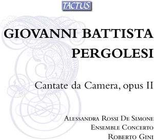【輸入盤CD】【新品】Pergolesi/Rossi De Simone/Ens Concerto/Gini / Cantate Da Camera 2