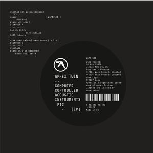 【輸入盤CD】Aphex Twin / Computer Controlled Acoustic Instruments Pt 2 (EP)(エイフェックス ツイン)