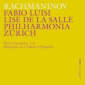 Rachmaninov/Philharmonia Zurich/De La Salle / Piano Concertos 1-4 - Rhapsody On A Theme Of