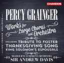 【輸入盤CD】【新品】Grainger/Sydney Chamber Choir/Davis / Works For Large Chorus & Orches...