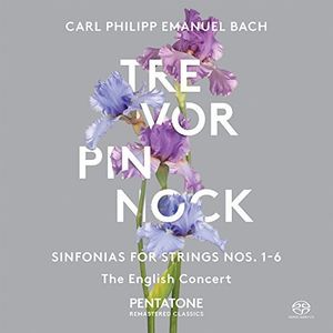 ͢CDC.P.E. Bach/English Concert/Pinnock / Sinfonias For Strings Nos. 1-6 (SACD)