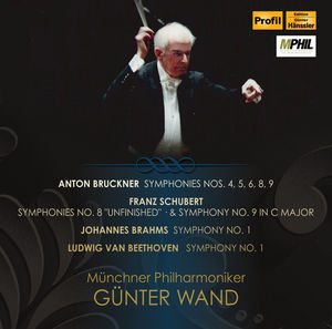 【輸入盤CD】Beethoven/Brahms/Bruckner/Schubert / Bruckner: Symphonies Nos 4, 5, 6, 8 & 9 (Box)【K2016/10/14発売】(Gunter Wand/ギュンター・ヴァント )【★】