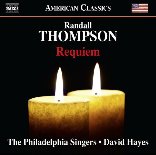 2016/5/13 発売輸入盤レーベル：NAXOS AMERICAN収録曲：Randall Thompson: Requiem (Philadelphia Singers, Hayes) Randall Thompson's choral works retain the affection of American choral singers and conductors alike. The Requiem is his masterpiece, written in response to the loss of close friends and colleagues. Using a wide-ranging selection of Biblical verses, it takes the form of a dramatic dialogue between two choirs, a 'chorus of mourners' and a 'chorus of the faithful', concerning eternal life. Recorded here for the first time in it's complete form, this Requiem is an emotional and dramatically intense journey of conflict and resolution, and entirely unique within American music history and the requiem tradition as a whole.