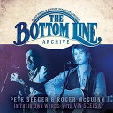 2015/10/30 発売輸入盤レーベル：BOTTOM LINE RECORD収録曲：(ピートシーガー＆ロジャーマッギン)Live archive release featuring two Folk legends. The Bottom Line Archive contains over 1000 shows recorded during the club's 30-year run, from 1974-2004. These historic recordings capture a rare glimpse at the richness of New York's and the world's musical culture. We have mastered these recordings for the highest sound quality possible at New York's famed Magic Shop, which specializes in restoration and sonic upgrades of historic material.