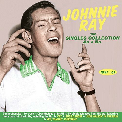 【輸入盤CD】Johnnie Ray / Singles Collection As & Bs 1951-61 【K2017/9/8発売】(ジョニー・レイ)