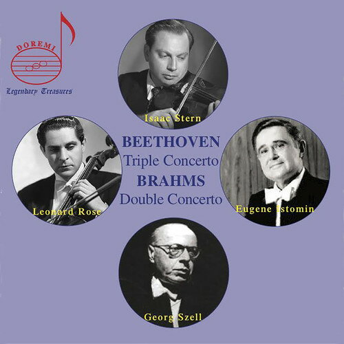 【輸入盤CD】Beethoven/Isaac Stern/Rose Leonard / Triple Concerto/Brahms: Double Concerto【K2016/7/1発売】