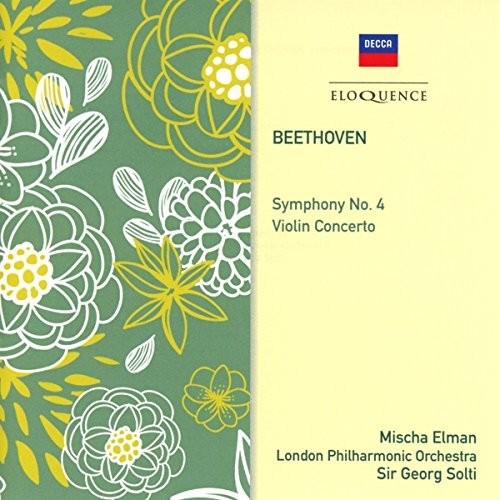【輸入盤CD】【新品】Beethoven/Mischa Elman/Georg Solti / Beethoven: Symphony 4/Violin Concerto【K2016/8/19発売】