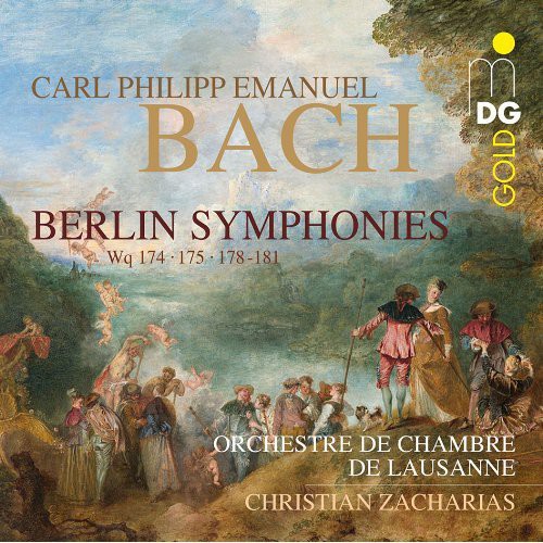 【輸入盤CD】【新品】C.P.E. Bach/Chmaber Orchestra Of Lausanne / Berlin Symphonies (SACD) americanpie-10651392 あめりかん・ぱい パッケージ画像