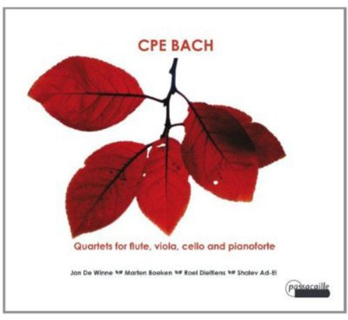 【輸入盤CD】【ネコポス送料無料】C.P.E. Bach/De Winne/Boeken/Dieltiens / Quartets For Flute & Viola & Cello & Pianoforte