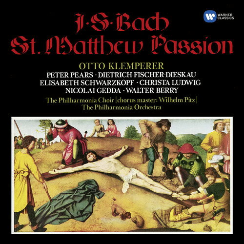 【輸入盤CD】Bach/Otto Klemperer / St Matthew Passion (オットー クレンペラー)
