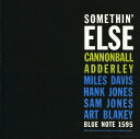 【輸入盤CD】Cannonball Adderley / Something Else (キャノンボール アダレイ)
