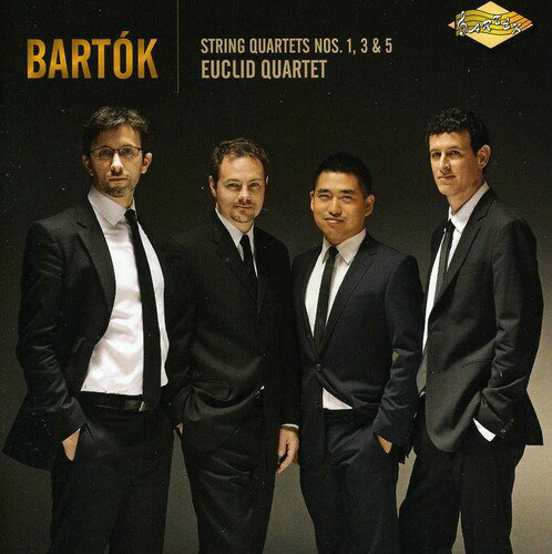 【輸入盤CD】【新品】Bartok/Euclid Quartet / String Quartets Nos 1 3 5