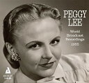 【輸入盤CD】【新品】Peggy Lee / World Broadcast Records (2PK) 【K2017/10/20発売】(ペギー・リー)