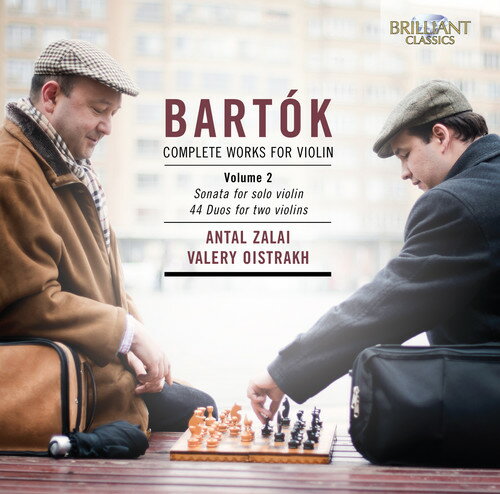 2012/7/31 発売輸入盤レーベル：BRILLIANT CLASSICS収録曲：The second installment of Antal Zalai's complete Bartok violin edition centers on the monumental Sonata for Solo Violin. The work is a landmark of the 20th century where contrapuntal and fugal writing, folkloristic elements, and the unique harmonic and rhythmic language of Bartok fuse into a work of intense expression. The 44 Duos for Two Violins serve as a foil for the Sonata, performed with wit, irony, and folksy color by Zalai and Valery Oistrakh.
