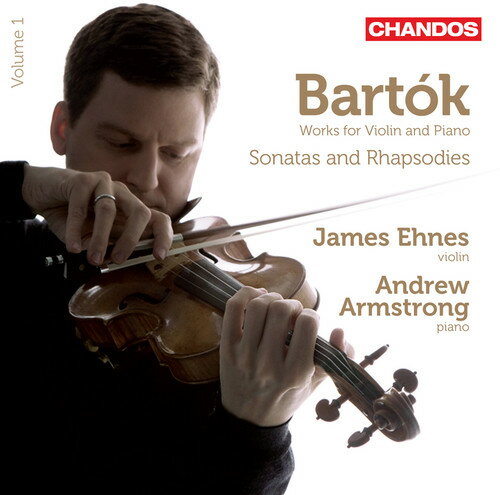 2012/1/31 発売輸入盤収録曲：This is the second volume in a series devoted to the works for strings by Bela Bartok, with James Ehnes the featured soloist. Earlier this year, Ehnes recorded the Violin and Viola Concertos, which was made Disc of the Month in Gramophone magazine. On this new recording, he turns to the Violin Sonatas and Rhapsodies, complemented by the earliest surviving work by Bartok for violin and piano, an Andante. Of the two sonatas, the Sonata in C sharp minor is the more traditional in terms of it's structure, and characterized by a mood that is sometimes exhilarated, sometimes turbulent - but always virtuosic. In the Sonata in C major, Bartok removes himself from classical form and traditional tonal practice, calling on the violinist to distance himself from the romantic manner of playing. Exuberant and infectious, Bartok's two rhapsodies for piano and violin are steeped in the tradition of Hungarian folk music.