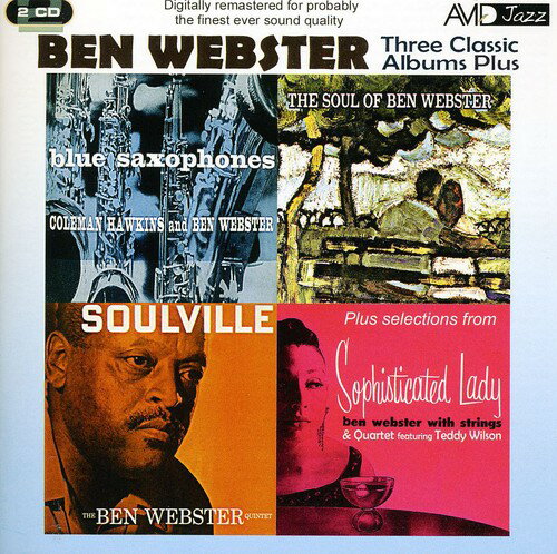 【輸入盤CD】Ben Webster / Blue Saxophones/Soulville/Soul Of Ben (ベン・ウェブスター) 1