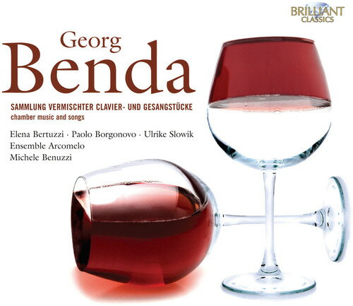 【輸入盤CD】Benda/Bertuzzi/Ensemble Arcomelo / Chamber Music & Songs【2014/1/28発売】