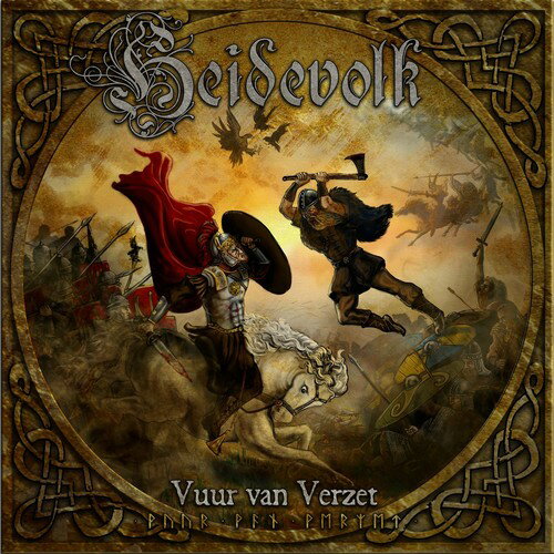 2018/1/12 発売輸入盤レーベル：NAPALM収録曲：Heidevolk are the Pagan Metal Brotherhood. These Dutchmen hold up the flag for intelligent and perfectly balanced Pagan Folk Metal like no other. Marvelous riff power, bombastic ensembles and folkloric tunes make up the amazing album that is "Vuur van Verzet". Brave chants bring to mind wolf-like bands of warriors, while songs like "The Alliance" send the listener on endless odysseys into the depths of history. Martial male choirs accompany the hymn of Odin's spear, "Gungnir", while Lars and Jacco shine in baleful duet as sharp as the weapons point. "Vuur van Verzet" (Fire of Resistance) is a perfect blend of Folk Metal & Pagan Metal fashioned the Heidevolk way.