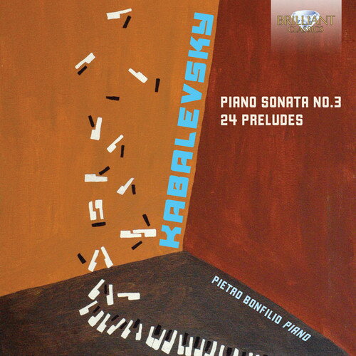 Tchaikovsky - 【輸入盤CD】【新品】Kabalevsky/Bonfilio / Piano Sonata 3 & 24 Preludesilio 【K2017/7/21発売】