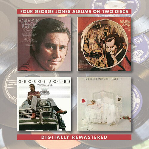 【輸入盤CD】George Jones / George Jones/In A Gospel Way/Memories Of Us【K2019/10/25発売】(ジョージ・ジョーンズ)