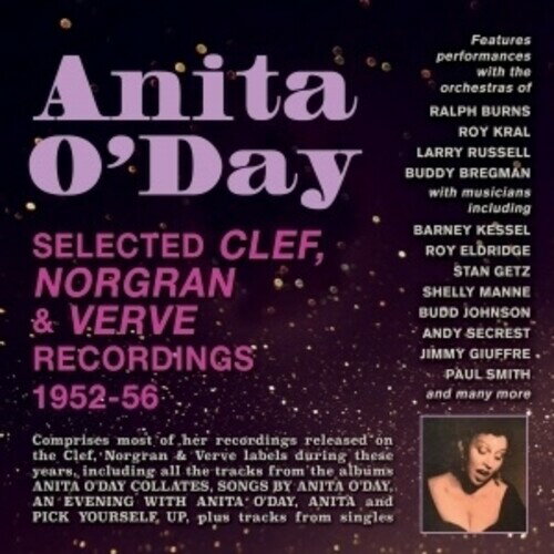 【輸入盤CD】Anita O'Day / Selected Clef, Norgran & Verve Recordings 1952-56【K2019/12/13発売】(アニタ・オデイ)