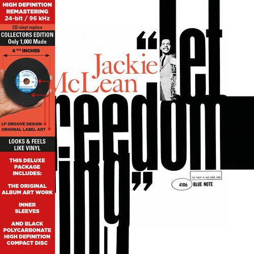 【輸入盤CD】Jackie McLean / Let Freedom Ring【K2020/1/31発売】(ジャッキー マクリーン)