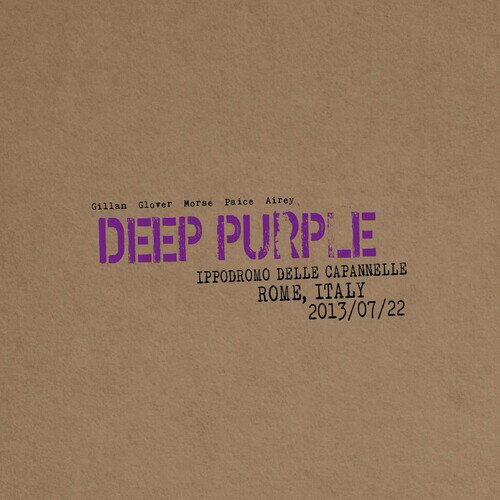 【輸入盤CD】Deep Purple / Live In Rome 2013【K2020/1/3発売】(ディープ パープル)
