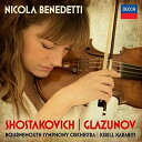 【輸入盤CD】Shostakovich/Benedetti/Karabits/Bournemouth / Violin Concerto No 1:/Glazunov: Violin Concerto 【K2016/7/1発売】